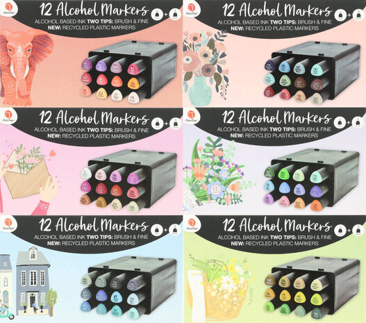 DécoTime WINTER WAVE Alcohol Markers (3005439) DécoTime WINTER WAVE Alcohol Markers (3005439)