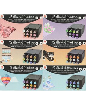 DécoTime TWILIGHT TONES WAVE Alcohol Markers (3005439)
