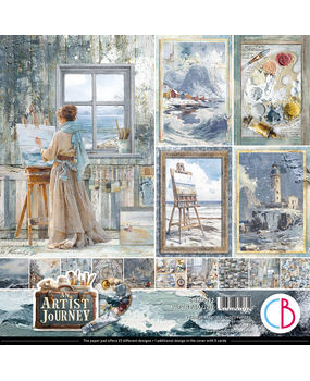 Ciao Bella Papercrafting An Artist Journey 12x12 Inch Paper Pad (CBPM092)