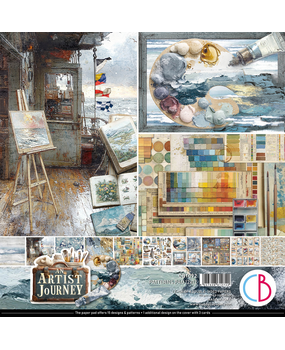 Ciao Bella Papercrafting An Artist Journey 12x12 Inch Patterns Pad (CBT092)