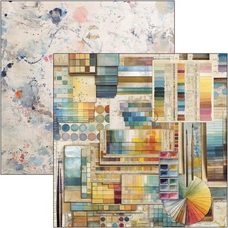 Ciao Bella Papercrafting An Artist Journey 12x12 Inch Patterns Pad (CBT092) Ciao Bella Papercrafting An Artist Journey 12x12 Inch Patterns Pad (CBT092)