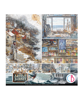 Ciao Bella Papercrafting An Artist Journey 8x8 Inch Paper Pad (CBH092)