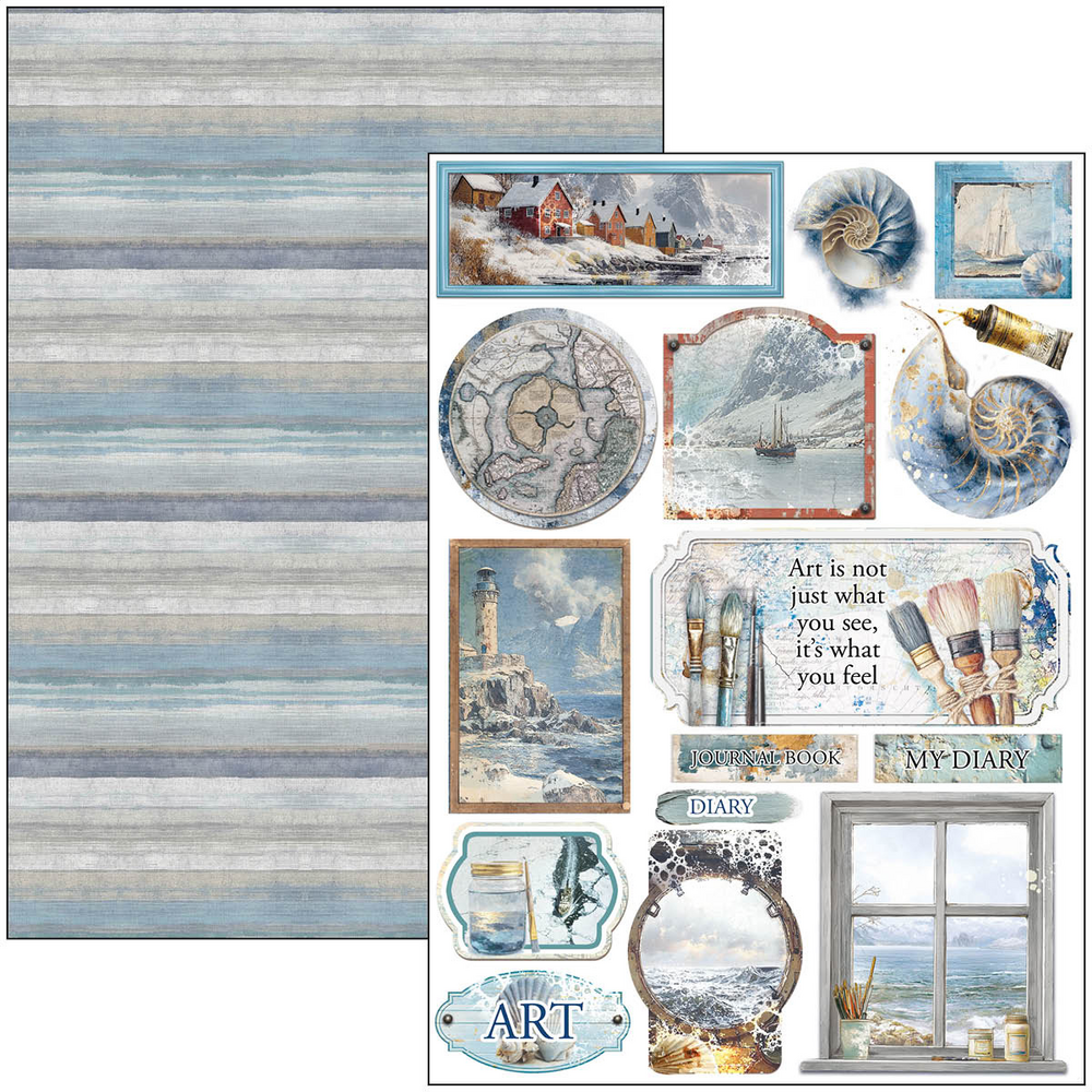 Ciao Bella Papercrafting An Artist Journey A4 Creative Pad (CBCL092) Ciao Bella Papercrafting An Artist Journey A4 Creative Pad (CBCL092)