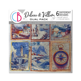 Ciao Bella Papercrafting An Artist Journey 6x6 Inch Deluxe Paper & Vellum Dual Pack (CBXQ005)