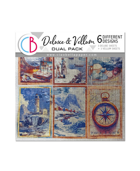 Ciao Bella Papercrafting An Artist Journey 6x6 Inch Deluxe Paper & Vellum Dual Pack (CBXQ005) Ciao Bella Papercrafting An Artist Journey 6x6 Inch Deluxe Paper & Vellum Dual Pack (CBXQ005)