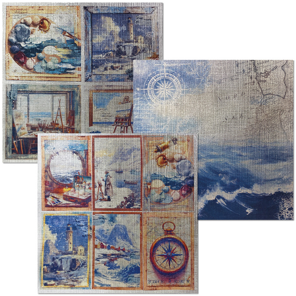 Ciao Bella Papercrafting An Artist Journey 6x6 Inch Deluxe Paper & Vellum Dual Pack (CBXQ005) Ciao Bella Papercrafting An Artist Journey 6x6 Inch Deluxe Paper & Vellum Dual Pack (CBXQ005)