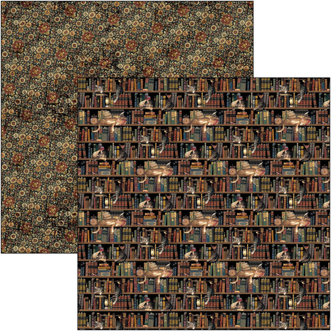 Ciao Bella Papercrafting Book Lovers 12x12 Inch Patterns Pad (CBT091) Ciao Bella Papercrafting Book Lovers 12x12 Inch Patterns Pad (CBT091)