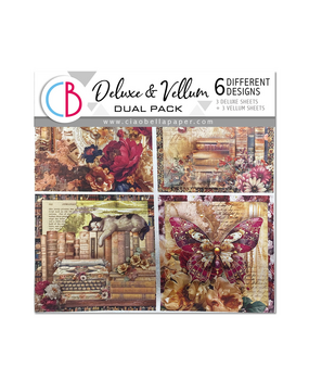 Ciao Bella Papercrafting Book Lovers 6x6 Inch Deluxe Paper & Vellum Dual Pack (CBXQ004) Ciao Bella Papercrafting Book Lovers 6x6 Inch Deluxe Paper & Vellum Dual Pack (CBXQ004)