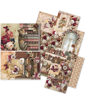 Ciao Bella Papercrafting Book Lovers A5 Mixed Rice Papers (CBRS026)