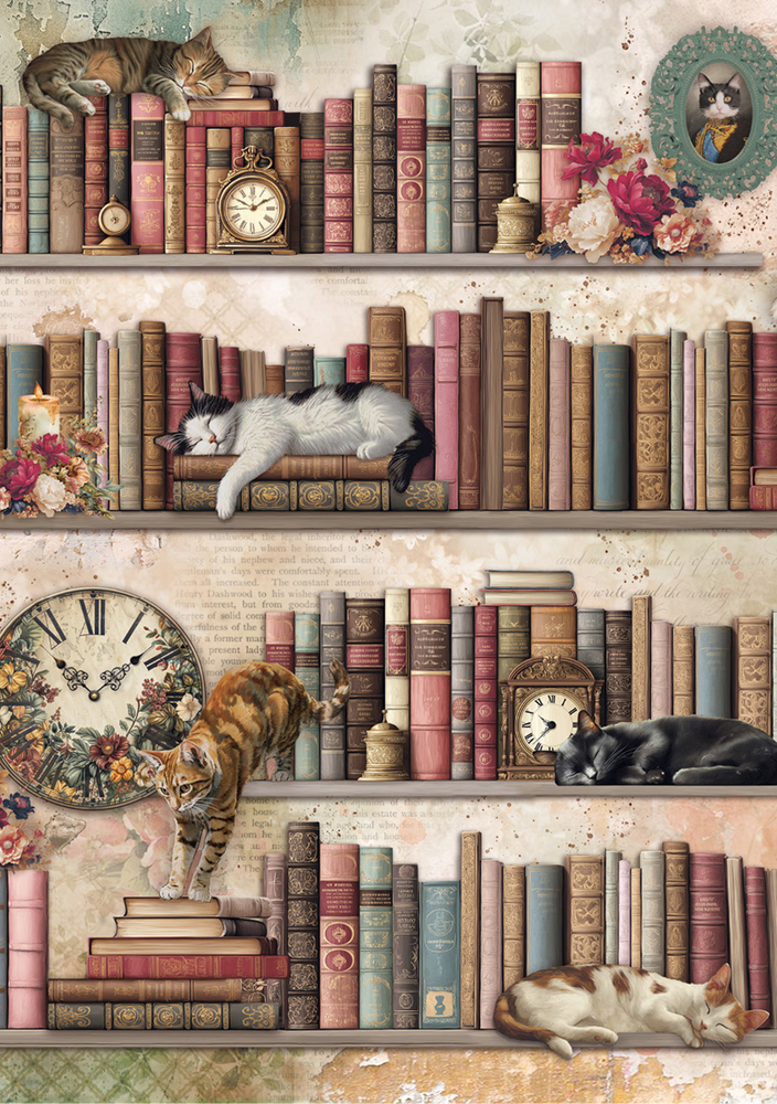 Ciao Bella Papercrafting Book Lovers A5 Mixed Rice Papers (CBRS026)
