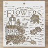 Ciao Bella Papercrafting PRE-ORDER Book Lovers Texture Stencil 8x8 Inch Market Fresh Flowers (MS8-006) Ciao Bella Papercrafting PRE-ORDER Book Lovers Texture Stencil 8x8 Inch Market Fresh Flowers (MS8-006)