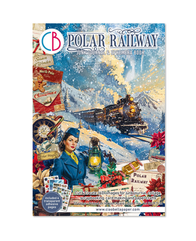 Ciao Bella Papercrafting Polar Railway A4 Junk Journal Ephemera Book (CBB018) Ciao Bella Papercrafting Polar Railway A4 Junk Journal Ephemera Book (CBB018)