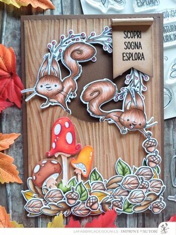 Impronte d'Autore Nutty Explorers Clear Stamp (2655-CLEM-E) Impronte d'Autore Nutty Explorers Clear Stamp (2655-CLEM-E)