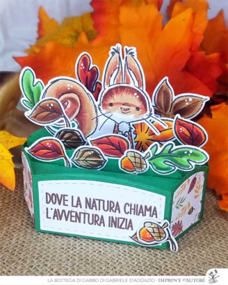 Impronte d'Autore Nutty Explorers Clear Stamp (2655-CLEM-E) Impronte d'Autore Nutty Explorers Clear Stamp (2655-CLEM-E)