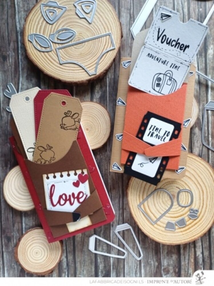 Impronte d'Autore Critters Folder Dies (88633-CML-F) Impronte d'Autore Critters Folder Dies (88633-CML-F)