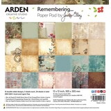 Arden Creative Studio Remembering... 12x12 Inch Paper Pad (ACSPP0015)