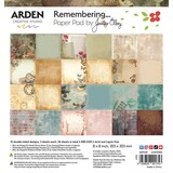 Arden Creative Studio Remembering... 8x8 Inch Paper Pad (ACSPP0016)