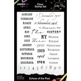 Arden Creative Studio Remembering... Echoes of the Past 6x8 Inch Clear Stamp Set (ACSCS0019)