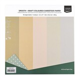 Vaessen Creative Kraft Coloured 12x12 Inch Smooth Cardstock Paper (2920-0105)