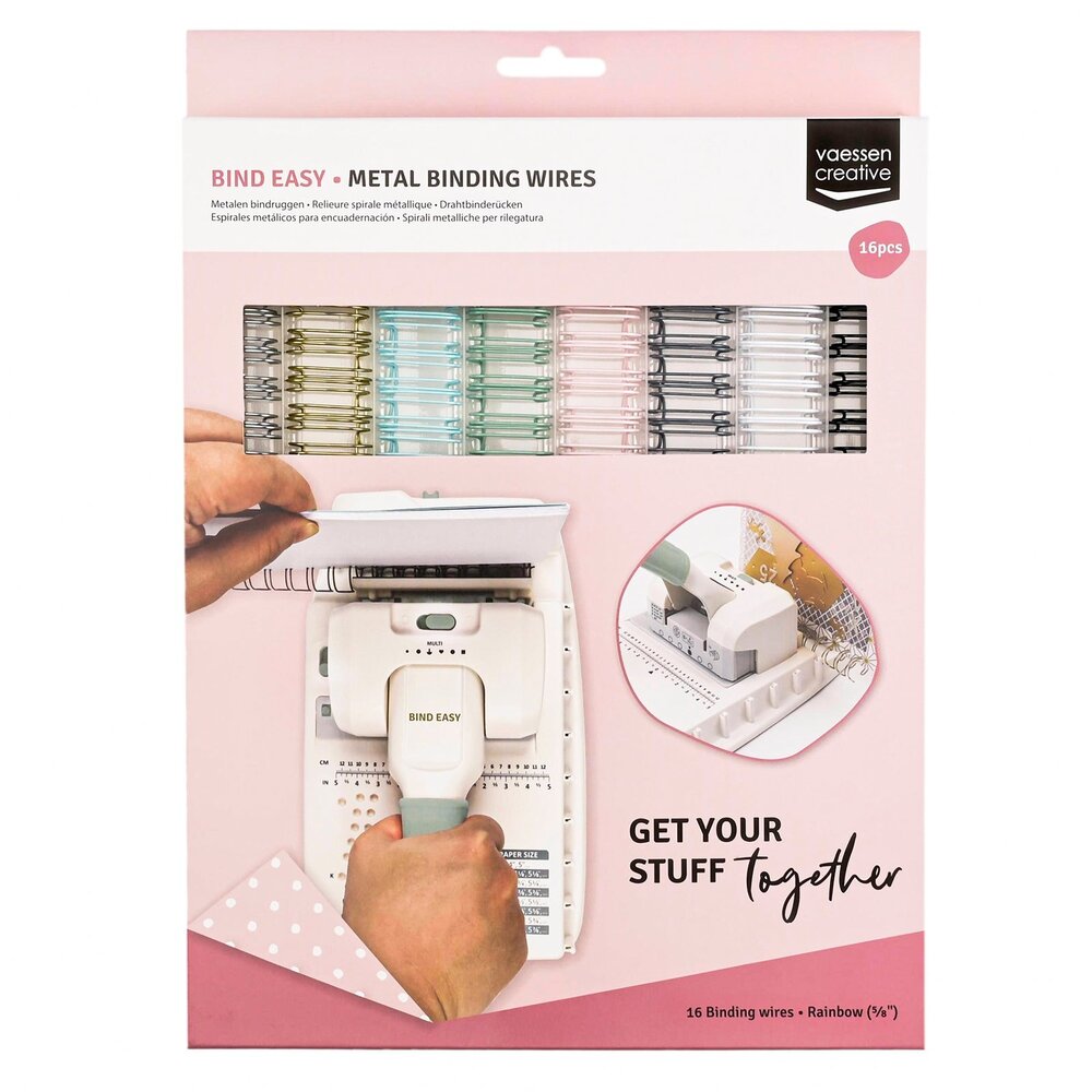 Vaessen Creative Bind Easy Metal Binding Wires Rainbow Mix (16mm) (2021-406) Vaessen Creative Bind Easy Metal Binding Wires Rainbow Mix (16mm) (2021-406)