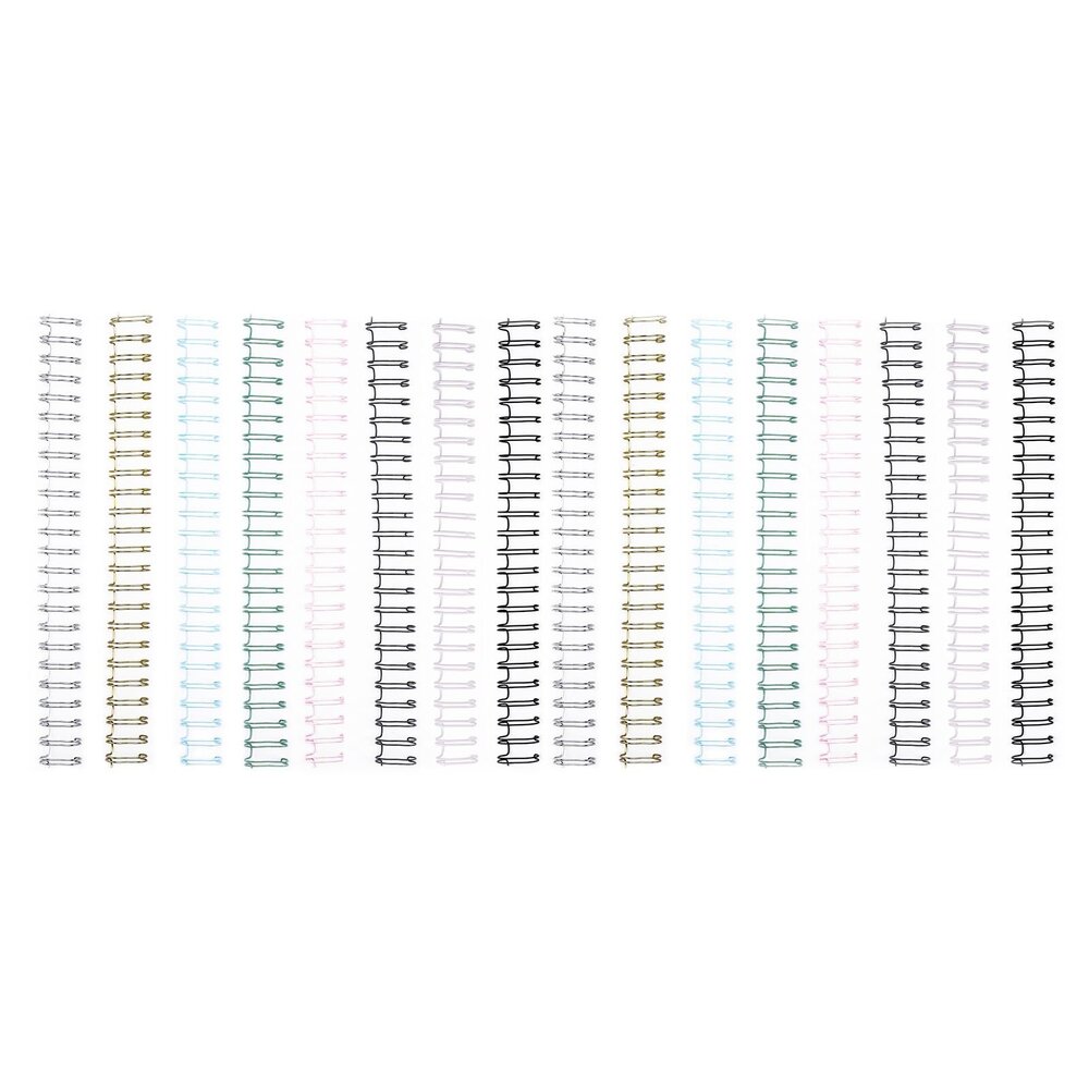 Vaessen Creative Bind Easy Metal Binding Wires Rainbow Mix (16mm) (2021-406) Vaessen Creative Bind Easy Metal Binding Wires Rainbow Mix (16mm) (2021-406)