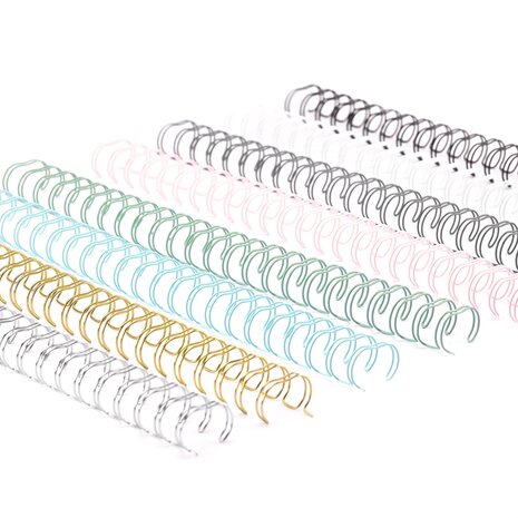 Vaessen Creative Bind Easy Metal Binding Wires Rainbow Mix (16mm) (2021-406) Vaessen Creative Bind Easy Metal Binding Wires Rainbow Mix (16mm) (2021-406)