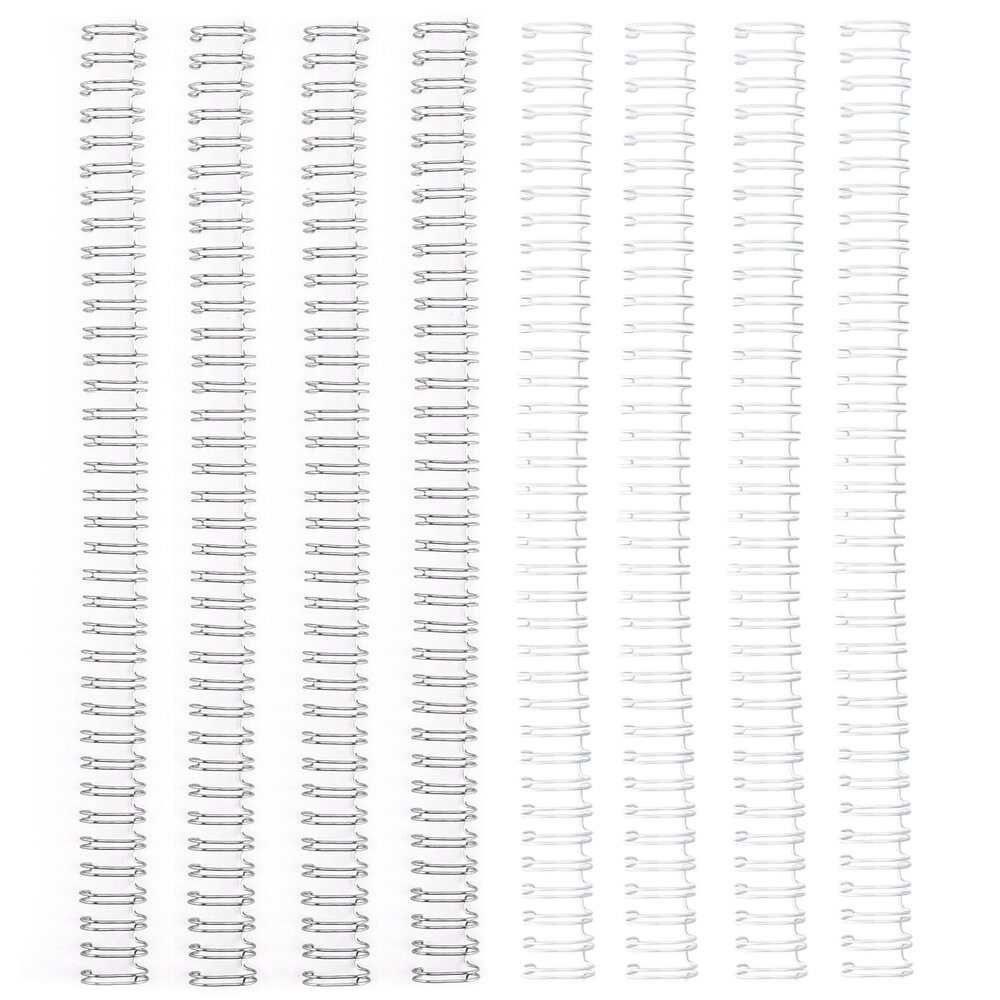 Vaessen Creative Bind Easy Metal Binding Wires White & Silver (13mm) (2021-417) Vaessen Creative Bind Easy Metal Binding Wires White & Silver (13mm) (2021-417)