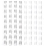 Vaessen Creative Bind Easy Metal Binding Wires White & Silver (13mm) (2021-417)