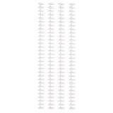 Vaessen Creative Bind Easy Click Binding Spines White (12mm) (2021-410)