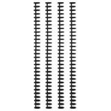 Vaessen Creative Bind Easy Click Binding Spines Black (12mm) (2021-411)