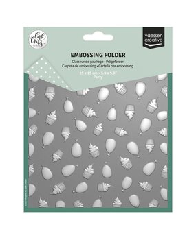 Vaessen Creative Embossing Folder Party (CAR0208)