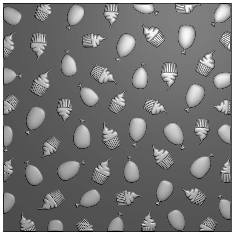 Vaessen Creative Embossing Folder Party (CAR0208) Vaessen Creative Embossing Folder Party (CAR0208)