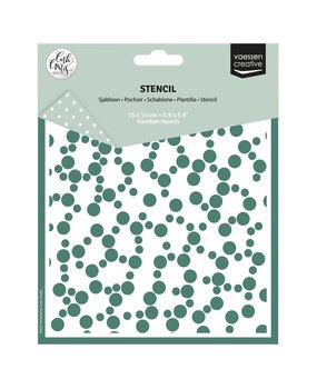 Vaessen Creative Stencil Random Rounds (CAR0209)