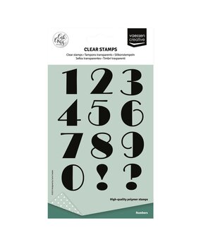 Vaessen Creative Clear Stamps Numbers (CAR0204)