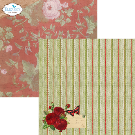 Elizabeth Craft Designs Romantic Revival 12x12 Inch Cardstock Paper (C036) Elizabeth Craft Designs Romantic Revival 12x12 Inch Cardstock Paper (C036)
