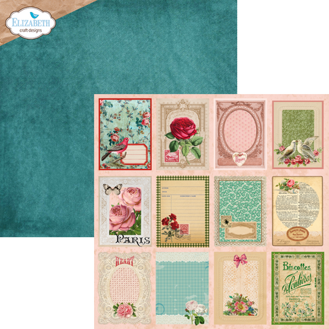 Elizabeth Craft Designs Romantic Revival 12x12 Inch Cardstock Paper (C036) Elizabeth Craft Designs Romantic Revival 12x12 Inch Cardstock Paper (C036)