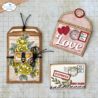 Elizabeth Craft Designs Romantic Revival A5 Clear Stamps Postcard Parts (CS429) Elizabeth Craft Designs Romantic Revival A5 Clear Stamps Postcard Parts (CS429)