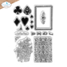 Elizabeth Craft Designs Romantic Revival A5 Clear Stamps Playing Card Collage (CS430) Elizabeth Craft Designs Romantic Revival A5 Clear Stamps Playing Card Collage (CS430)