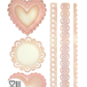 Elizabeth Craft Designs Romantic Revival Dies Lace, Heart & Doily (2304) Elizabeth Craft Designs Romantic Revival Dies Lace, Heart & Doily (2304)