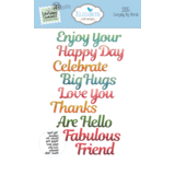 Elizabeth Craft Designs Romantic Revival Dies Everyday Big Words (2305)