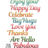 Elizabeth Craft Designs Romantic Revival Dies Everyday Big Words (2305) Elizabeth Craft Designs Romantic Revival Dies Everyday Big Words (2305)