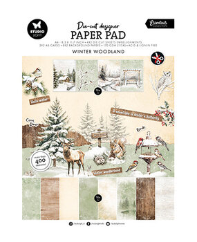 Studio Light Essentials Winter Woodland A4 Die-Cut Paper Pad (SL-ES-DCPP387) Studio Light Essentials Winter Woodland A4 Die-Cut Paper Pad (SL-ES-DCPP387)