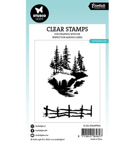 Studio Light Essentials Clear Stamps Winterscape (SL-ES-STAMP904) Studio Light Essentials Clear Stamps Winterscape (SL-ES-STAMP904)