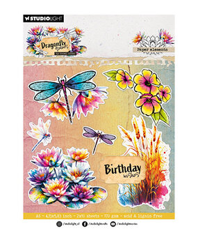 Studio Light Dragonfly Dreams A6 Die-Cut Paper Pad (HE-DD-DCPP404) Studio Light Dragonfly Dreams A6 Die-Cut Paper Pad (HE-DD-DCPP404)