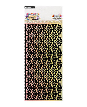 Studio Light Dragonfly Dreams Masking Stencil Floral Pattern (HE-DD-MASK382) Studio Light Dragonfly Dreams Masking Stencil Floral Pattern (HE-DD-MASK382)