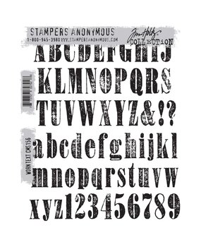 Stampers Anonymous Cling Stamps Worn Text (CMS156) Stampers Anonymous Cling Stamps Worn Text (CMS156)