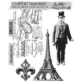 Stampers Anonymous Cling Stamps Paris Memoir (CMS159)