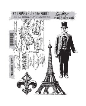 Stampers Anonymous Cling Stamps Paris Memoir (CMS159) Stampers Anonymous Cling Stamps Paris Memoir (CMS159)