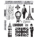 Stampers Anonymous Cling Stamps Paris To London (CMS160)