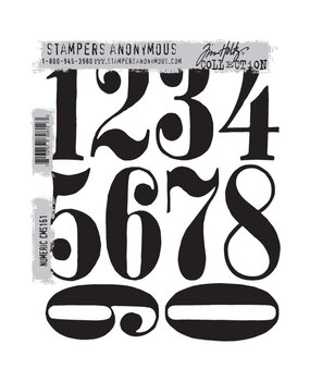 Stampers Anonymous Cling Stamps Numeric (CMS161) Stampers Anonymous Cling Stamps Numeric (CMS161)